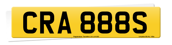 Registration number CRA 888S